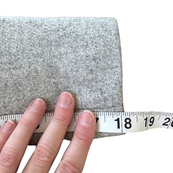 J. Crew Chateau Parka Italian Wool Stadium Cloth Grey - Picture 12 of 13